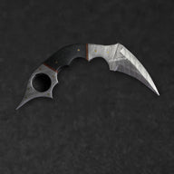 Dragon's Claw Hand-Forged Damascus Steel Karambit - G10 - BladeWolf A2Z image 2