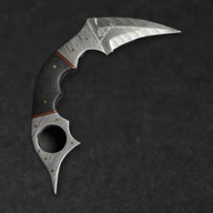 Dragon's Claw Hand-Forged Damascus Steel Karambit - G10 - BladeWolf A2Z image 3