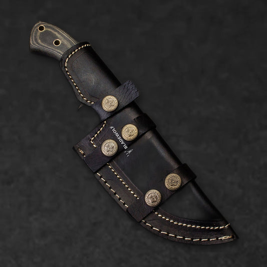 Ironside Hand-Forged Damascus Steel Tracker - G10 - BladeWolf A2Z image 6