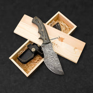 Ironside Hand-Forged Damascus Steel Tracker - G10 - BladeWolf A2Z image 7