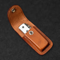 JH Patterson Hand-Forged Damascus Steel Folding Knife - Tali Wood - BladeWolf A2Z image 12