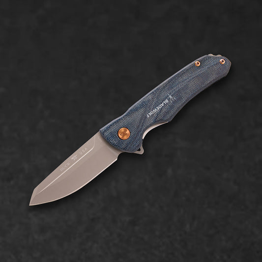 Sprint Ops MagnaCut Reverse Tanto Folding Knife - Black Canvas Micarta | June 2025 Signature Drop
