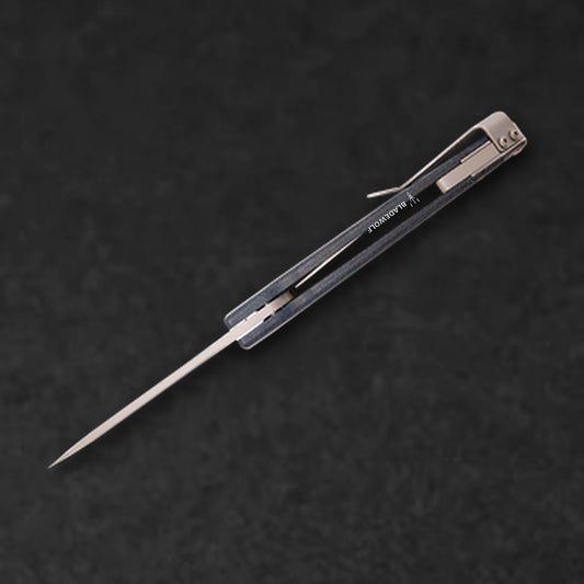 Sprint Ops MagnaCut Reverse Tanto Folding Knife - Black Canvas Micarta | June 2025 Signature Drop