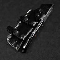 Kimura Hand-Forged Damascus Steel Warrior Tanto Knife - Black G10 - BladeWolf A2Z image 8
