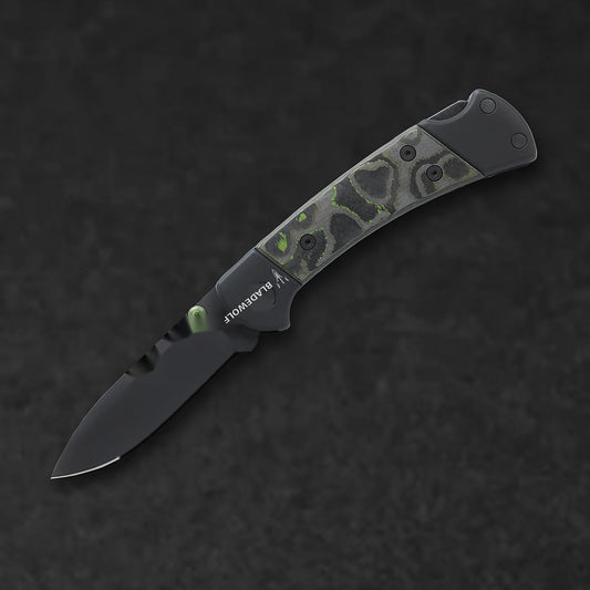 Ranger Sport S35VN Drop Point Folding Knife - Toxic Moss Camo Carbon Fiber | March 2025 Signature Drop