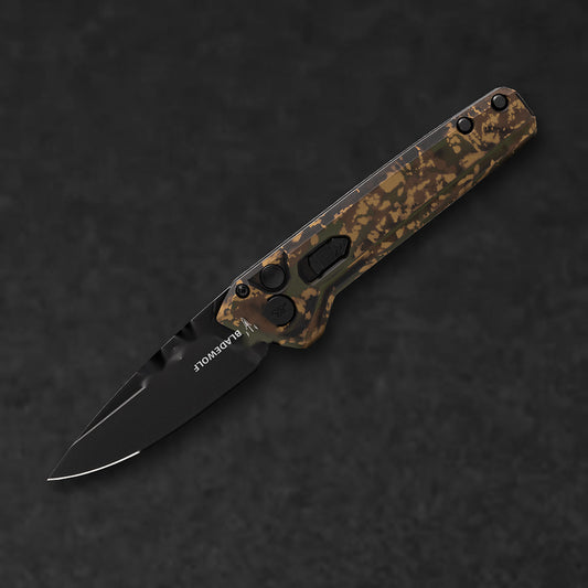 Deploy MagnaCut Automatic Folding Knife - Black Aluminum | March 2026 Signature Drop