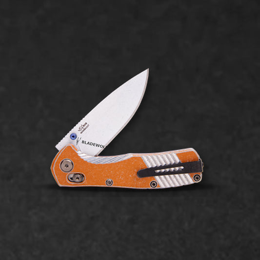 Range Elite MagnaCut Drop Point Folding Knife - Galaxy-Worn Aluminum | May 2026 Signature Drop