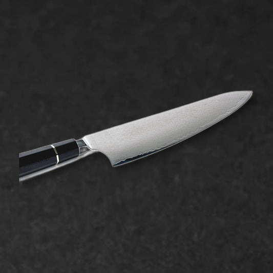 Octad Japanese Damascus Steel 9" Chef Knife with Ebony Handle - BladeWolf A2Z image 4