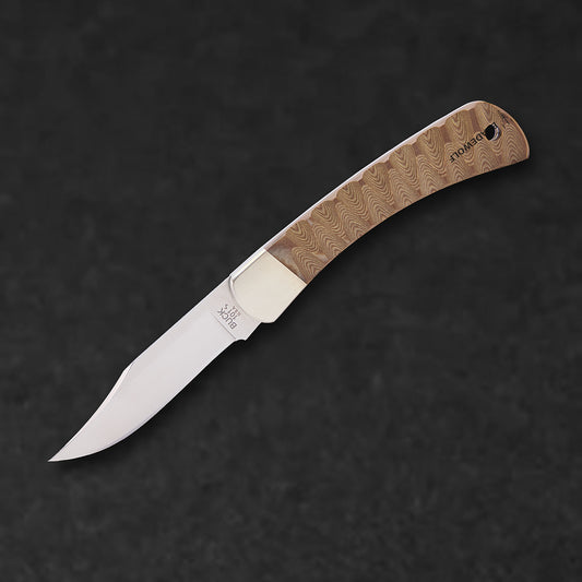 Hunter S35VN Clip Point Fixed Blade Knife - Green Canvas Micarta | October 2025 Signature Drop
