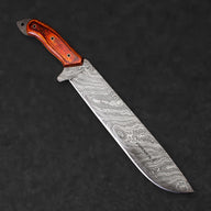 Percy Fawcett Hand-Forged Damascus Steel 11" Machete - Tali Wood - BladeWolf A2Z image 3