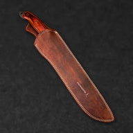 Percy Fawcett Hand-Forged Damascus Steel 11" Machete - Tali Wood - BladeWolf A2Z image 6