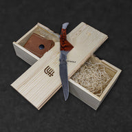 Rhône Rangers Damascus Steel Folding Knife with Wine Corkscrew - Tali Wood - BladeWolf A2Z image 17
