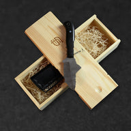 Shackleton Hand-Forged Damascus Steel Skinner - Black G10 - BladeWolf A2Z image 5