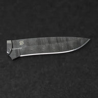 Sir Edmund Hand-Forged Damascus Steel Knife - Camel Bone and Walnut - BladeWolf A2Z image 3