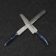 Smokin' and Grillin' with AB Signature Damascus Steel Knife set of 2 - BladeWolf A2Z image 2