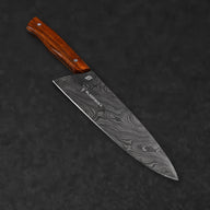 The Minimalist Hand-Forged Damascus Steel 2-Knife Kitchen Set - BladeWolf A2Z image 4
