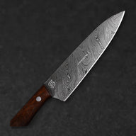 The Minimalist Hand-Forged Damascus Steel 2-Knife Kitchen Set - BladeWolf A2Z image 10