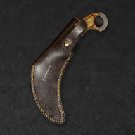 Tiger's Claw Hand-Forged Damascus Steel Karambit - Tali Wood - BladeWolf A2Z image 6